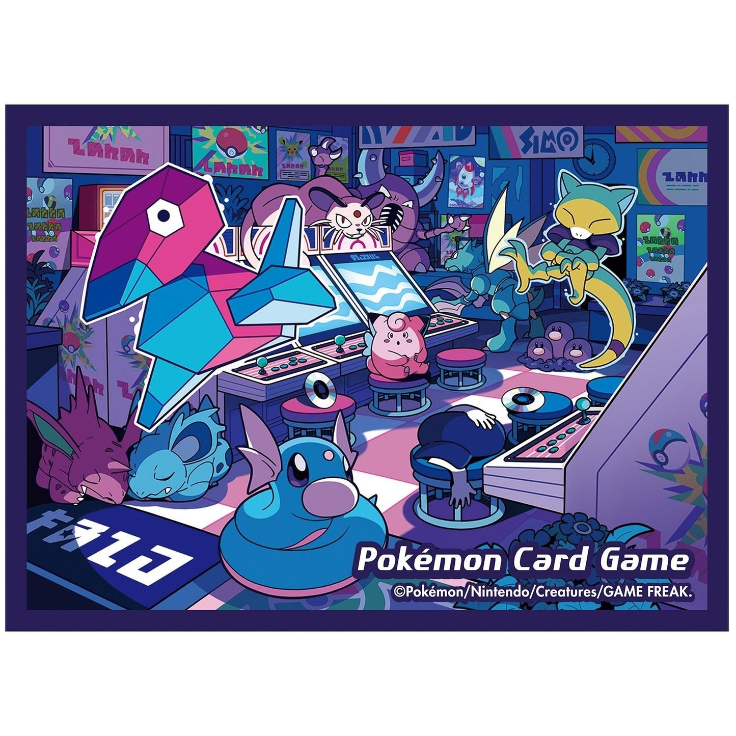 Game Corner Sleeves Pack (64pcs) Pokemon Center Japan1