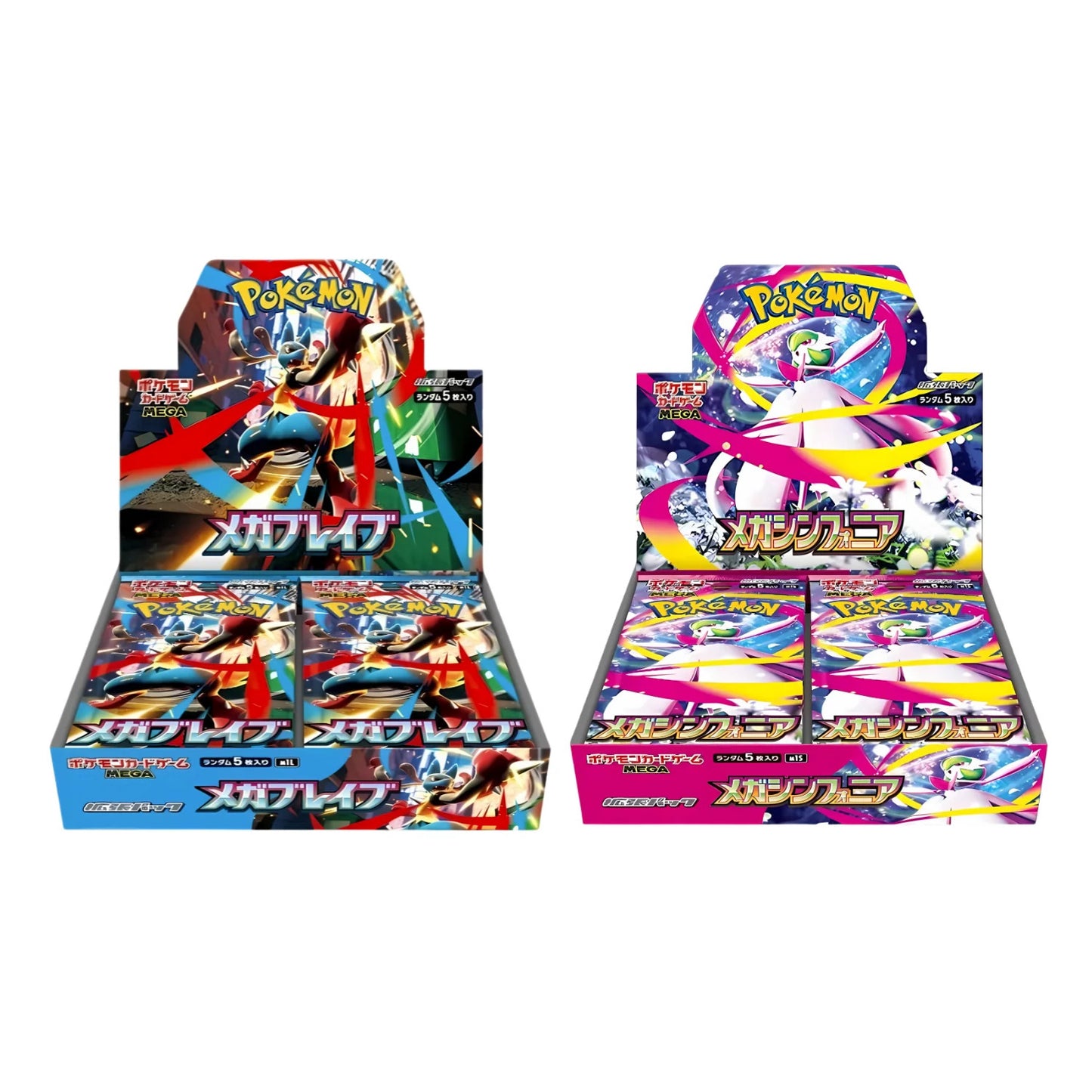 Booster Box Bundle of Mega Brave and Mega Symphonia JAP